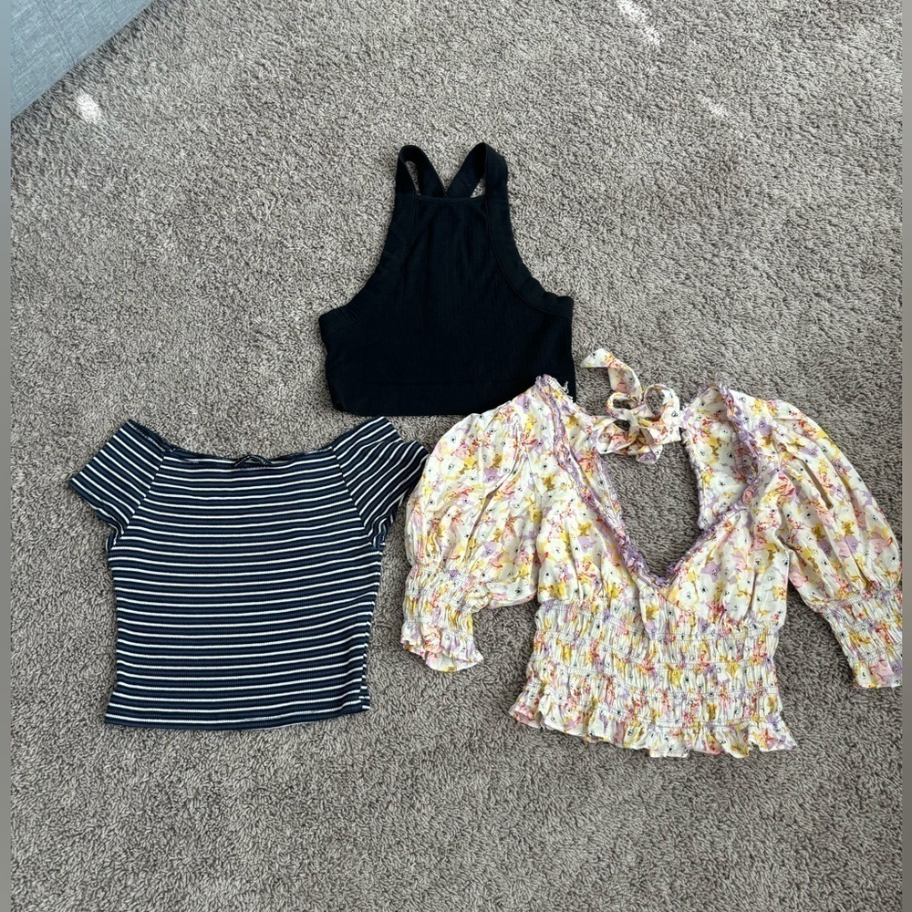 3 Tops UO, Brandi Melville and FP intimately  Size Small